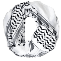 Traditional Hirbawi Keffiyeh (Black/White)